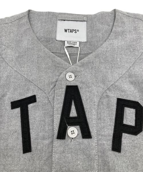 WTAPS（ダブルタップス）WTAPS (ダブルタップス) 22SS LEAGUE SS COTTON FLANNEL グレー サイズ:01の古着・服飾アイテム