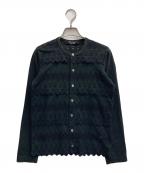 JUNYA WATANABE COMME des GARCONS(ジュンヤワタナベ コムデギャルソン）の古着「AD2002　レース切替シャツ」｜ブラック