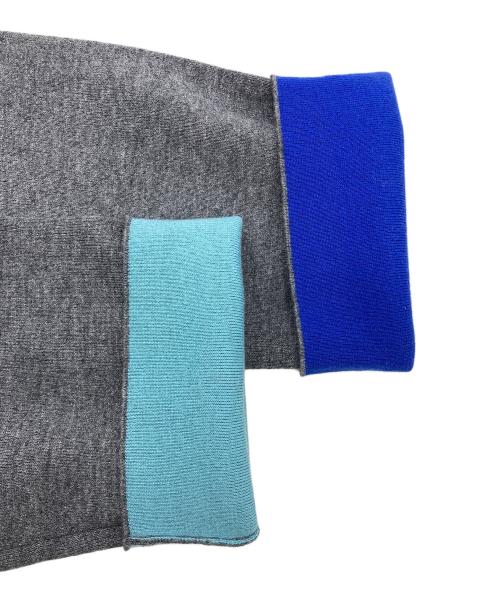 PAUL SMITH（ポールスミス）Paul Smith (ポールスミス) レイヤードカラーニットワンピース パープル サイズ:Mの古着・服飾アイテム