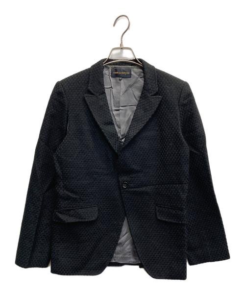 COMME des GARCONS（コムデギャルソン）COMME des GARCONS (コムデギャルソン) AD2000 20AW LIP-PRINT UNDERARM-HOLE TAILORED JACKET　ハード&フォースフル ブラック サイズ:Sの古着・服飾アイテム