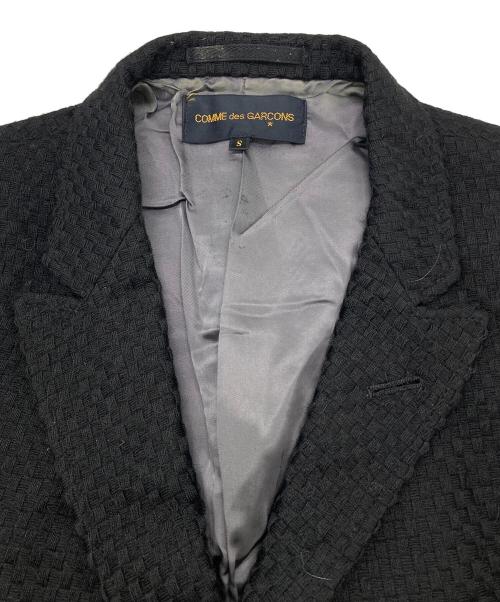 COMME des GARCONS（コムデギャルソン）COMME des GARCONS (コムデギャルソン) AD2000 20AW LIP-PRINT UNDERARM-HOLE TAILORED JACKET　ハード&フォースフル ブラック サイズ:Sの古着・服飾アイテム
