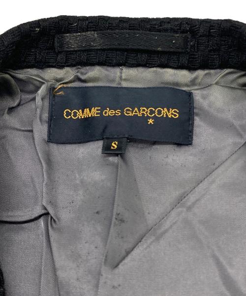 COMME des GARCONS（コムデギャルソン）COMME des GARCONS (コムデギャルソン) AD2000 20AW LIP-PRINT UNDERARM-HOLE TAILORED JACKET　ハード&フォースフル ブラック サイズ:Sの古着・服飾アイテム