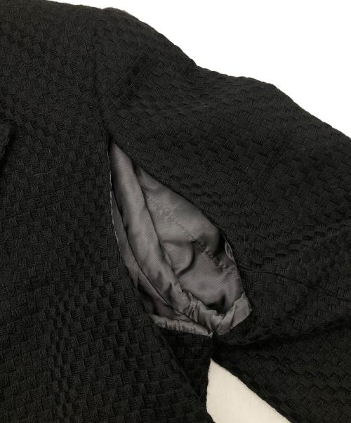 COMME des GARCONS（コムデギャルソン）COMME des GARCONS (コムデギャルソン) AD2000 20AW LIP-PRINT UNDERARM-HOLE TAILORED JACKET　ハード&フォースフル ブラック サイズ:Sの古着・服飾アイテム