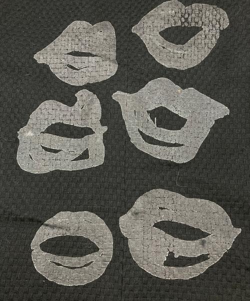 COMME des GARCONS（コムデギャルソン）COMME des GARCONS (コムデギャルソン) AD2000 20AW LIP-PRINT UNDERARM-HOLE TAILORED JACKET　ハード&フォースフル ブラック サイズ:Sの古着・服飾アイテム