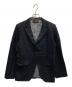 COMME des GARCONS（コムデギャルソン）の古着「AD2000 20AW LIP-PRINT UNDERARM-HOLE TAILORED JACKET　ハード&フォースフル」｜ブラック