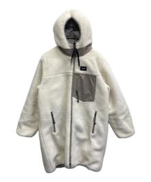 TAION×NOLLEY'S（タイオン×ノーリーズ）の古着「ボアダウンリバーシブルフードコート」｜ベージュ