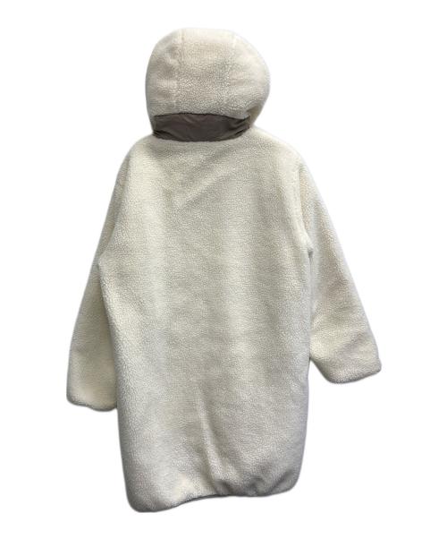 TAION（タイオン）TAION (タイオン) NOLLEY'S (ノーリーズ) ボアダウンリバーシブルフードコート ベージュ サイズ:Mの古着・服飾アイテム