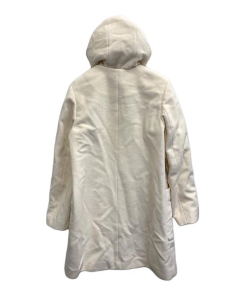 GALERIE VIE（ギャルリーヴィー）GALERIE VIE (ギャルリーヴィー) ウールダブルフェイスフーデットコート ベージュ サイズ:36の古着・服飾アイテム
