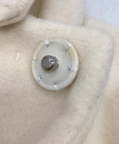GALERIE VIE（ギャルリーヴィー）GALERIE VIE (ギャルリーヴィー) ウールダブルフェイスフーデットコート ベージュ サイズ:36の古着・服飾アイテム