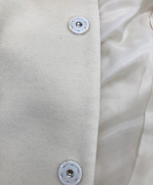 GALERIE VIE（ギャルリーヴィー）GALERIE VIE (ギャルリーヴィー) ウールダブルフェイスフーデットコート ベージュ サイズ:36の古着・服飾アイテム
