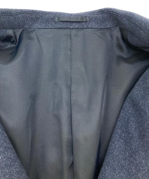 EDIFICE（エディフィス）EDIFICE (エディフィス) 140S ビーバー チェスターコート ネイビー サイズ:XLの古着・服飾アイテム