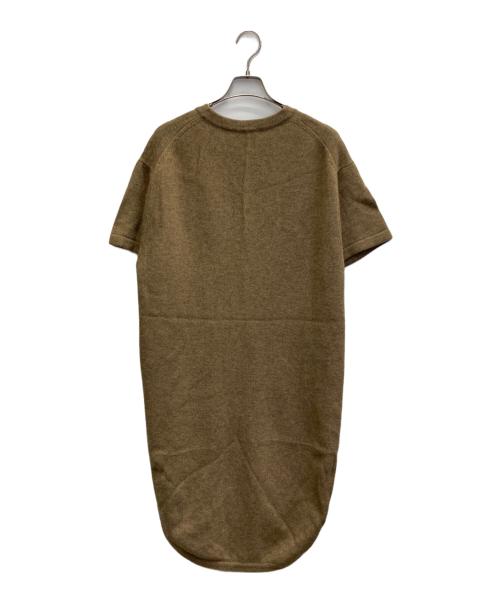 CASA FLINE（カーサフライン）CASA FLINE (カーサフライン) Vニットロングドレス ブラウン サイズ:FREE 未使用品の古着・服飾アイテム