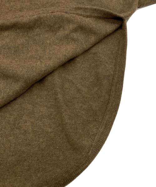 CASA FLINE（カーサフライン）CASA FLINE (カーサフライン) Vニットロングドレス ブラウン サイズ:FREE 未使用品の古着・服飾アイテム