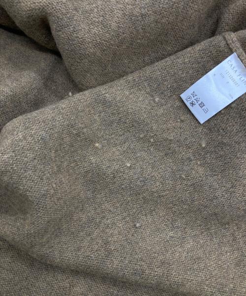CASA FLINE（カーサフライン）CASA FLINE (カーサフライン) Vニットロングドレス ブラウン サイズ:FREE 未使用品の古着・服飾アイテム