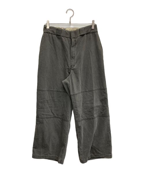 COOTIE PRODUCTIONS（クーティープロダクツ）COOTIE PRODUCTIONS 26SS　Pigment Coating T/R Twill Double Knee Work Trousers/ピグメントコーティングダブルニーワークパンツ グレー サイズ:Sの古着・服飾アイテム
