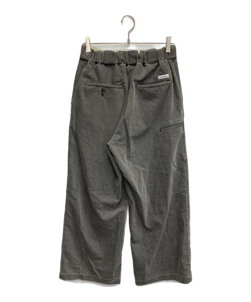 COOTIE PRODUCTIONS（クーティープロダクツ）COOTIE PRODUCTIONS 26SS　Pigment Coating T/R Twill Double Knee Work Trousers/ピグメントコーティングダブルニーワークパンツ グレー サイズ:Sの古着・服飾アイテム