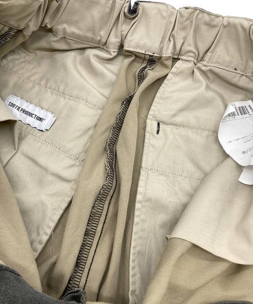 COOTIE PRODUCTIONS（クーティープロダクツ）COOTIE PRODUCTIONS 26SS　Pigment Coating T/R Twill Double Knee Work Trousers/ピグメントコーティングダブルニーワークパンツ グレー サイズ:Sの古着・服飾アイテム