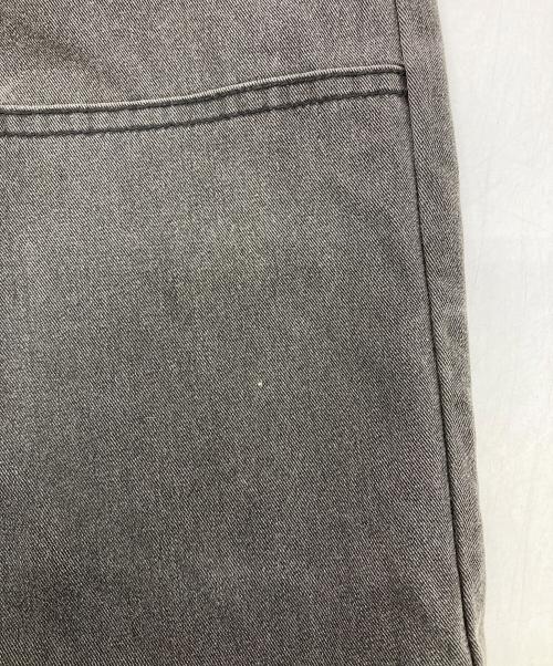 COOTIE PRODUCTIONS（クーティープロダクツ）COOTIE PRODUCTIONS 26SS　Pigment Coating T/R Twill Double Knee Work Trousers/ピグメントコーティングダブルニーワークパンツ グレー サイズ:Sの古着・服飾アイテム