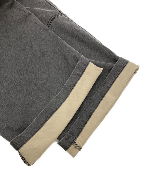 COOTIE PRODUCTIONS（クーティープロダクツ）COOTIE PRODUCTIONS 26SS　Pigment Coating T/R Twill Double Knee Work Trousers/ピグメントコーティングダブルニーワークパンツ グレー サイズ:Sの古着・服飾アイテム