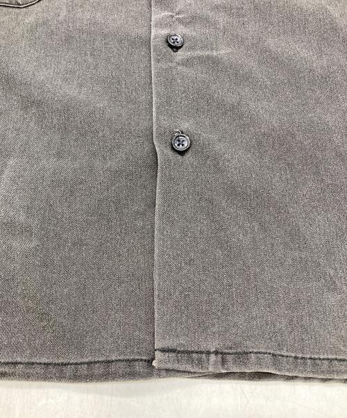 COOTIE PRODUCTIONS（クーティープロダクツ）COOTIE PRODUCTIONS (クーティープロダクツ) 26SS　Pigment Coating T/R Twill L/S Work Shirt グレー サイズ:Sの古着・服飾アイテム