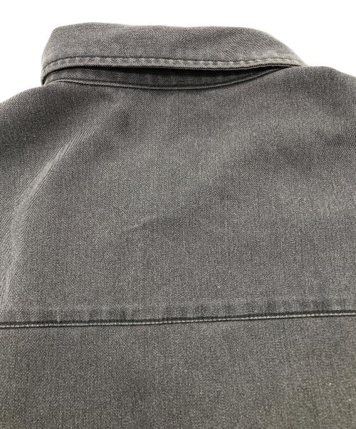 COOTIE PRODUCTIONS（クーティープロダクツ）COOTIE PRODUCTIONS (クーティープロダクツ) 26SS　Pigment Coating T/R Twill L/S Work Shirt グレー サイズ:Sの古着・服飾アイテム