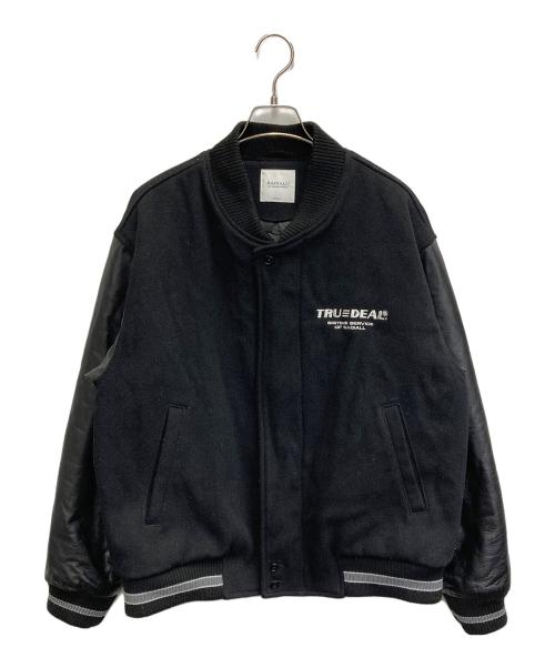 RADIALL（ラディアル）RADIALL (ラディアル) VARSITY JACKET ブラック サイズ:Mの古着・服飾アイテム