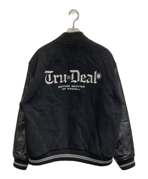 RADIALL（ラディアル）RADIALL (ラディアル) VARSITY JACKET ブラック サイズ:Mの古着・服飾アイテム