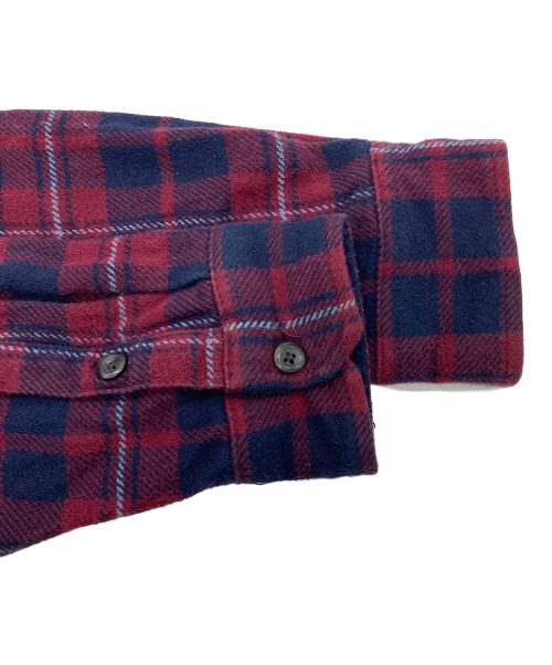 orvis（オービス）ORVIS (オービス) ネルシャツ レッド×ネイビー サイズ:XLの古着・服飾アイテム