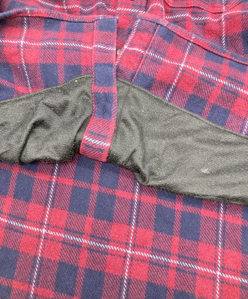 orvis（オービス）ORVIS (オービス) ネルシャツ レッド×ネイビー サイズ:XLの古着・服飾アイテム