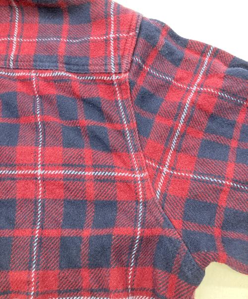 orvis（オービス）ORVIS (オービス) ネルシャツ レッド×ネイビー サイズ:XLの古着・服飾アイテム