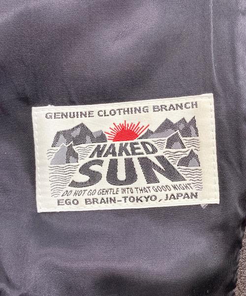 NAKED SUN（ネイキッドサン）NAKED SUN (ネイキッドサン) PROMISED LAND GOATSKIN  レザージャケット ブラウン サイズ:40の古着・服飾アイテム