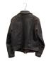 NAKED SUN (ネイキッドサン) PROMISED LAND GOATSKIN  レザージャケット ブラウン サイズ:40：70000円
