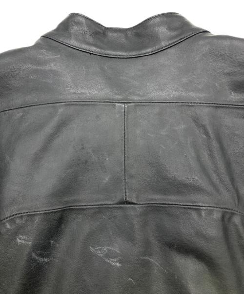 DUCATI BY DAiNESE（ドゥカティ バイ ダイネーゼ）DUCATI BY DAiNESE (ドゥカティ バイ ダイネーゼ) ワッペンバイカーレザージャケット ブラック サイズ:48の古着・服飾アイテム