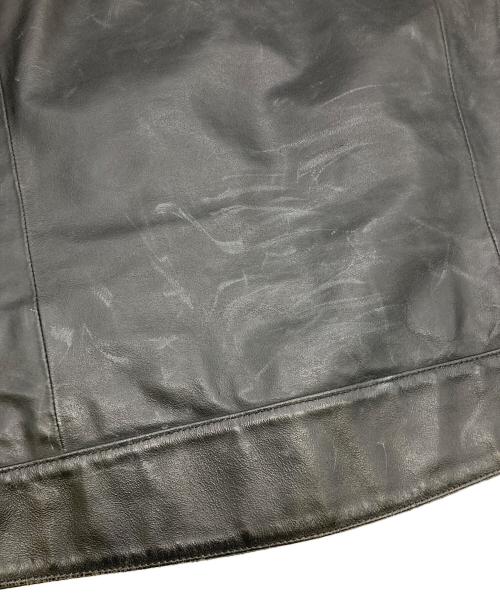 DUCATI BY DAiNESE（ドゥカティ バイ ダイネーゼ）DUCATI BY DAiNESE (ドゥカティ バイ ダイネーゼ) ワッペンバイカーレザージャケット ブラック サイズ:48の古着・服飾アイテム