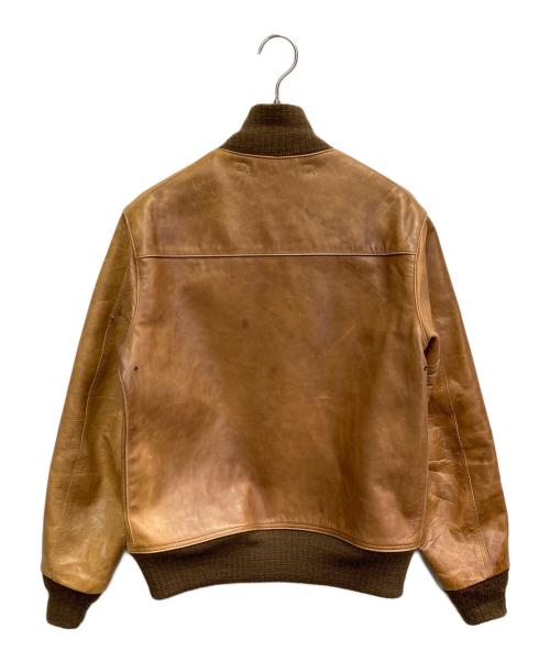 BUZZ RICKSON'S（バズリクソンズ）Buzz Rickson's (バズリクソンズ) A-1 BRONCO HIDE フライトジャケット ブラウン サイズ:38の古着・服飾アイテム