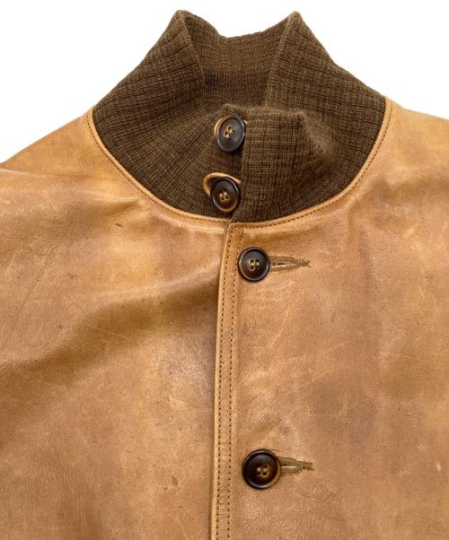 BUZZ RICKSON'S（バズリクソンズ）Buzz Rickson's (バズリクソンズ) A-1 BRONCO HIDE フライトジャケット ブラウン サイズ:38の古着・服飾アイテム