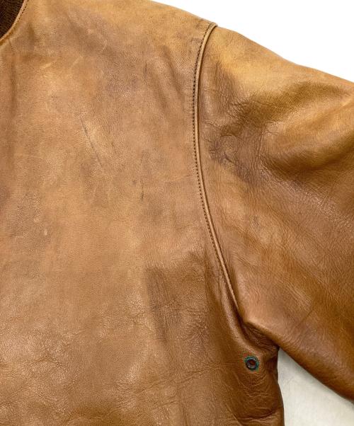 BUZZ RICKSON'S（バズリクソンズ）Buzz Rickson's (バズリクソンズ) A-1 BRONCO HIDE フライトジャケット ブラウン サイズ:38の古着・服飾アイテム