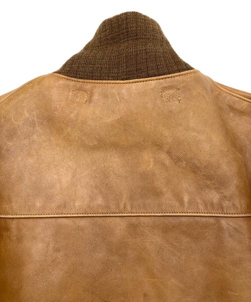 BUZZ RICKSON'S（バズリクソンズ）Buzz Rickson's (バズリクソンズ) A-1 BRONCO HIDE フライトジャケット ブラウン サイズ:38の古着・服飾アイテム