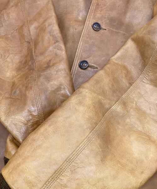 BUZZ RICKSON'S（バズリクソンズ）Buzz Rickson's (バズリクソンズ) A-1 BRONCO HIDE フライトジャケット ブラウン サイズ:38の古着・服飾アイテム