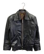 TOYS MCCOYトイズマッコイ）の古着「TMJ2440 THE GOLDEN AGE 俺たちの勲章 レザージャケット」｜ブラック