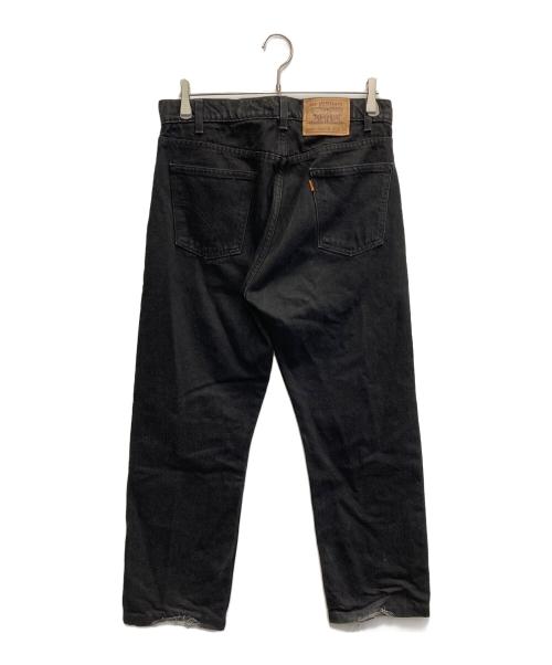LEVI'S（リーバイス）LEVI'S (リーバイス) オレンジタブ 97年製 ボタン裏411 後染め505ブラックデニムパンツ ブラック サイズ: W33×L30の古着・服飾アイテム