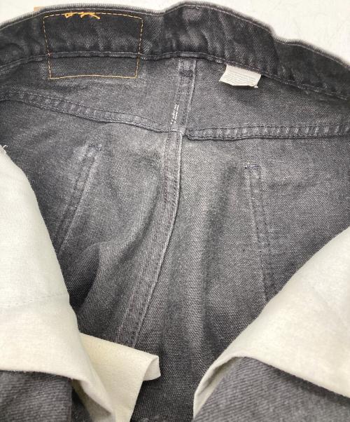LEVI'S（リーバイス）LEVI'S (リーバイス) オレンジタブ 97年製 ボタン裏411 後染め505ブラックデニムパンツ ブラック サイズ: W33×L30の古着・服飾アイテム