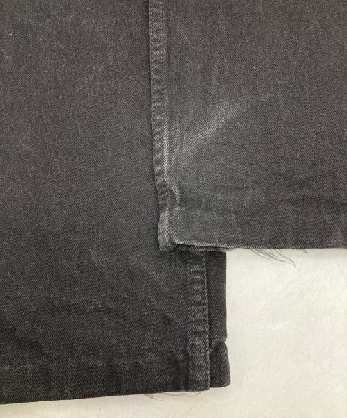 LEVI'S（リーバイス）LEVI'S (リーバイス) オレンジタブ 97年製 ボタン裏411 後染め505ブラックデニムパンツ ブラック サイズ: W33×L30の古着・服飾アイテム