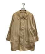 Burberry'sバーバリーズ）の古着「裏ノバチェックステンカラーコート」｜ベージュ