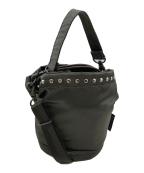 MACKINTOSHマッキントッシュ）の古着「ANNAN BUCKET STUDS バッグ」｜カーキ