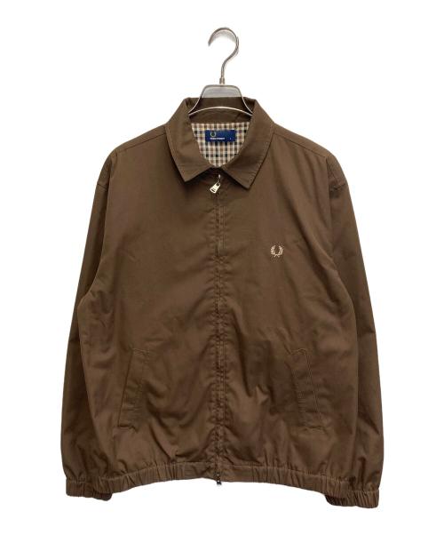 FRED PERRY（フレッドペリー）FRED PERRY (フレッドペリー) ハリントンジャケット ブラウン サイズ:Lの古着・服飾アイテム