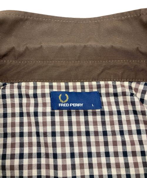 FRED PERRY（フレッドペリー）FRED PERRY (フレッドペリー) ハリントンジャケット ブラウン サイズ:Lの古着・服飾アイテム