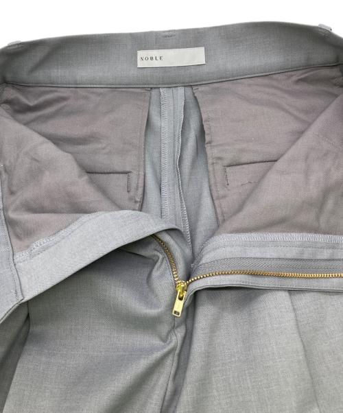 Noble（ノーブル）Noble (ノーブル) エステルツイルストレッチスラックスパンツ グレー サイズ:38の古着・服飾アイテム