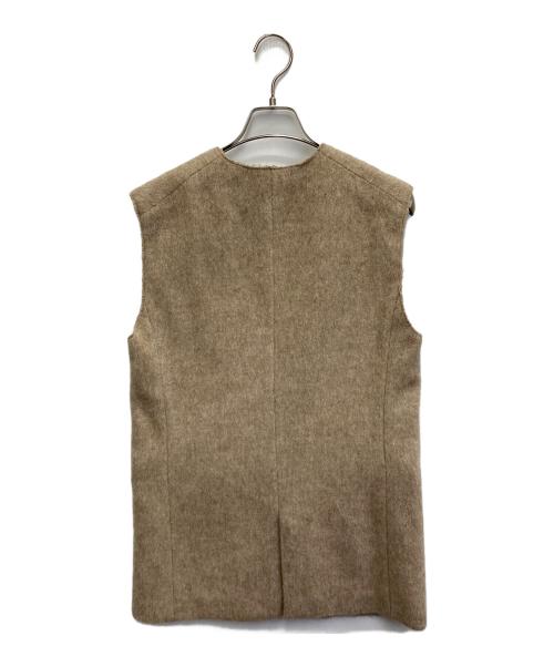 Plage（プラージュ）Plage (プラージュ) shaggy ロングベスト ベージュ サイズ:36の古着・服飾アイテム