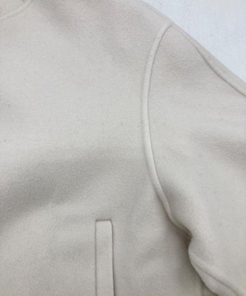 23区（ニジュウサンク）23区 (ニジュウサンク) 金釦ノーカラージャケット ベージュ サイズ:32の古着・服飾アイテム